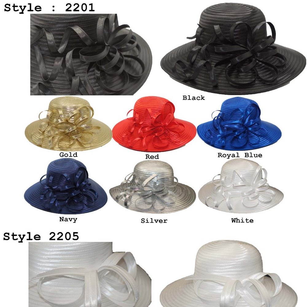 Style 2201 Plain Church with Fancy Ribbon Design